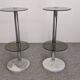 Pair of side tables or end tables Space Age, France circa 1970.