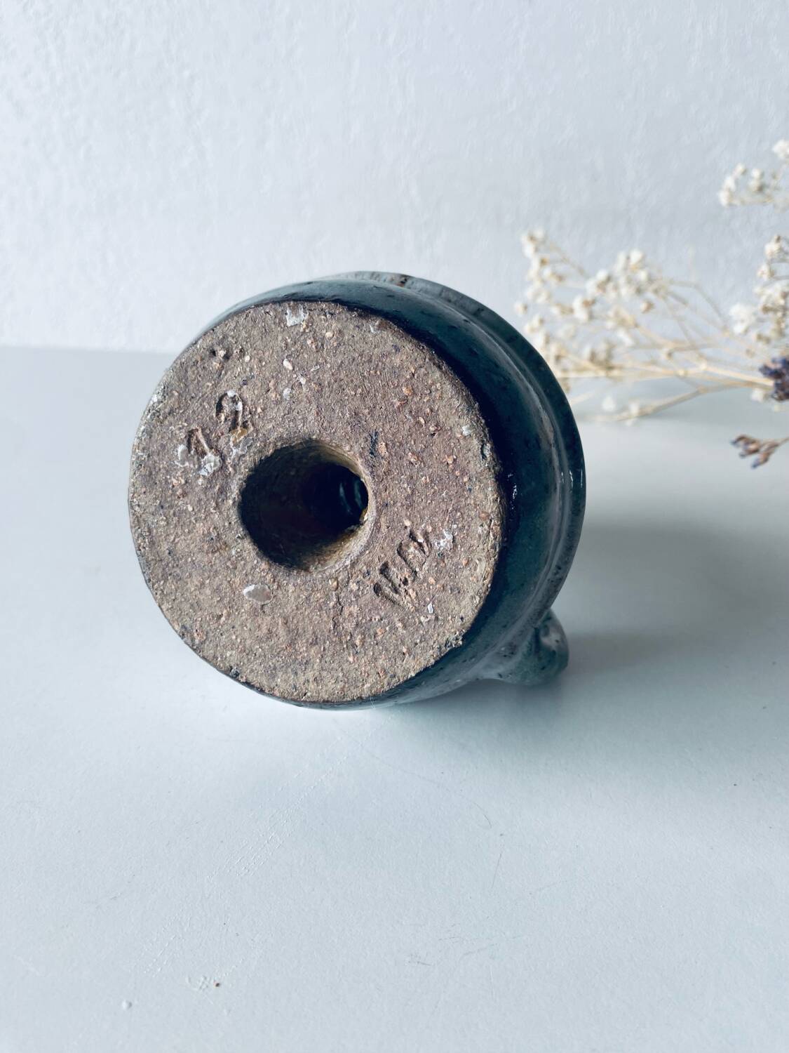 Black Valley sandstone candle holder