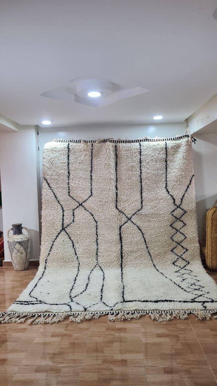 Handmade Berber wool rug 300X200 cm