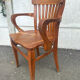 Office chair – vintage – solid wood – USA, circa 1900