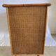 Commode  vintage en rotin et cannage