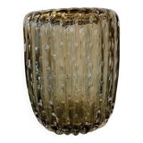 Vase en verre de Murano multicolore fait à la main