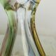Vase vintage en verre d'art : Hanna Machanovska Mstisov Glassworks, Tchécoslovaquie