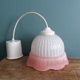 Pendant lamp with glass shade