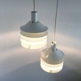 Danish mid-century lamellar suspensions by Lyfa, 1960s, set of 2.