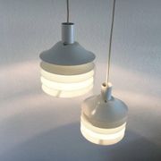 Danish mid-century lamellar suspensions by Lyfa, 1960s, set of 2.