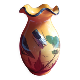 Provencal vase "sigale" signed "a.ferlay"