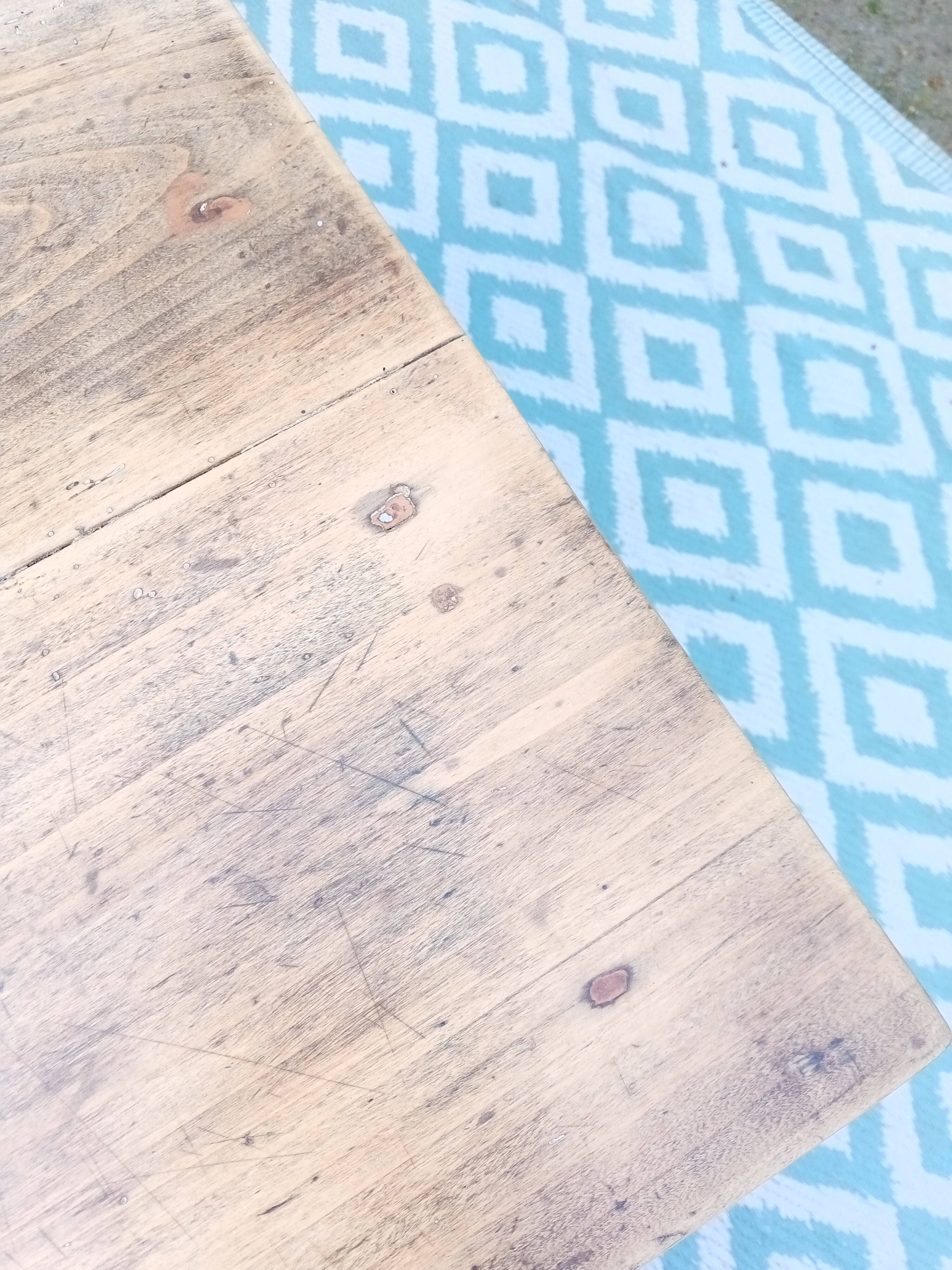 Antique wooden coffee table