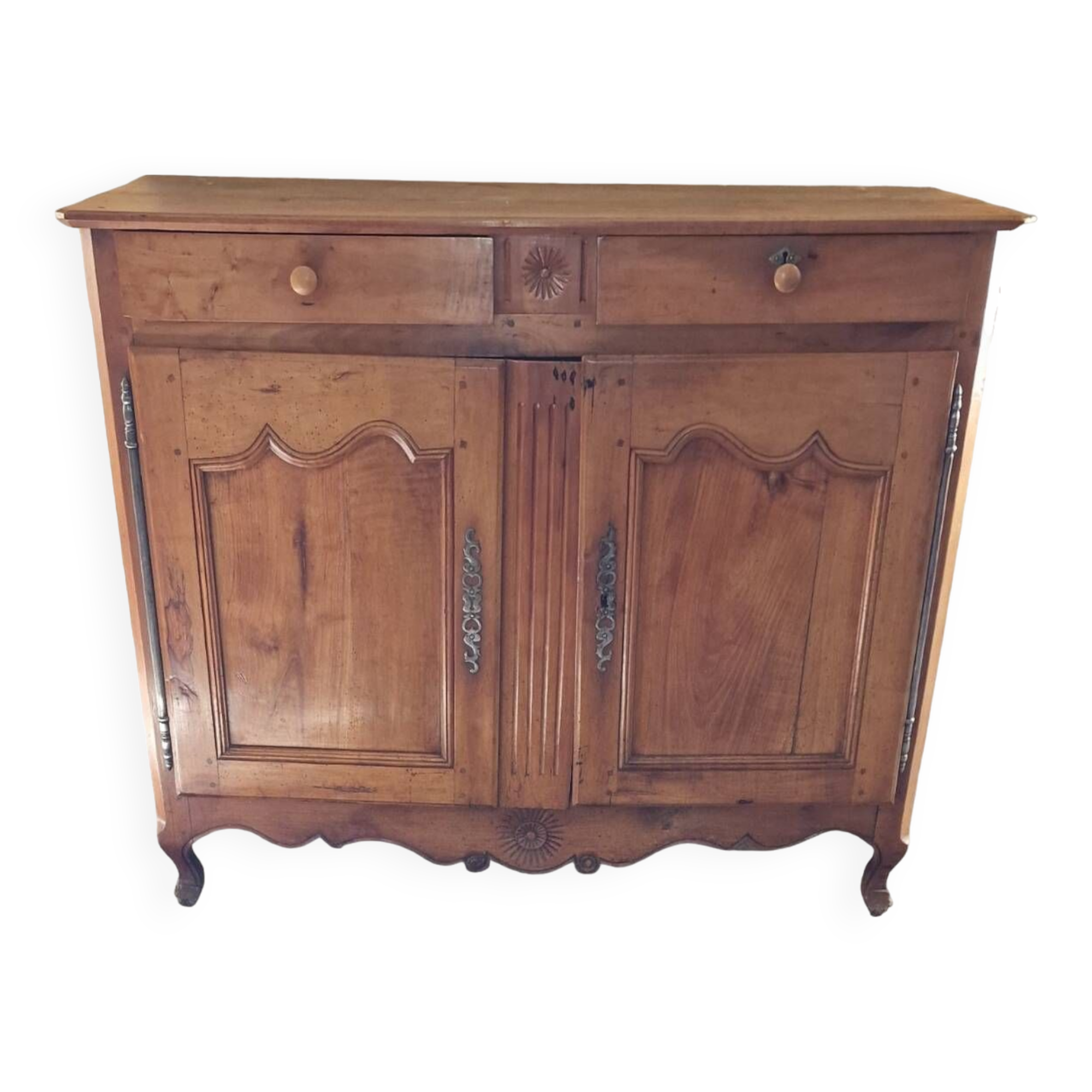 Small Low Sideboard In Blond Cherry