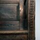 Antique walnut wooden Spanish siesta bench, Spain mid 1700s