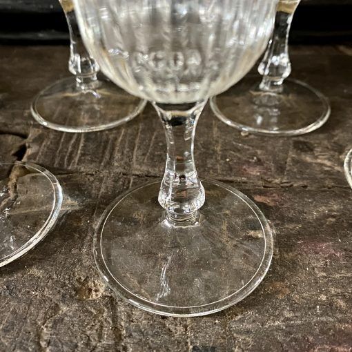 Series of 6 champagne flutes