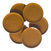 Set of 6 ceramic plates from Vallauris