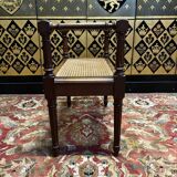 Small Louis XVI style cane bench