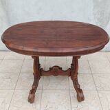 Napoleon III walnut gueridon table