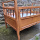 Wooden cot, vintage, 50s