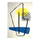 CURIGER Untitled (blue and yellow), 1954. Mixed media signed in pencil.