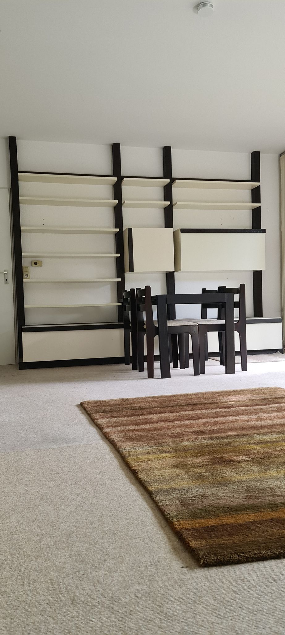 Vintage 70s wall unit and table "Neveada" bj J Penetenrieder