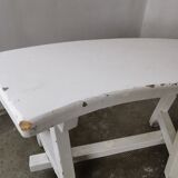 Pair of benches in white fir