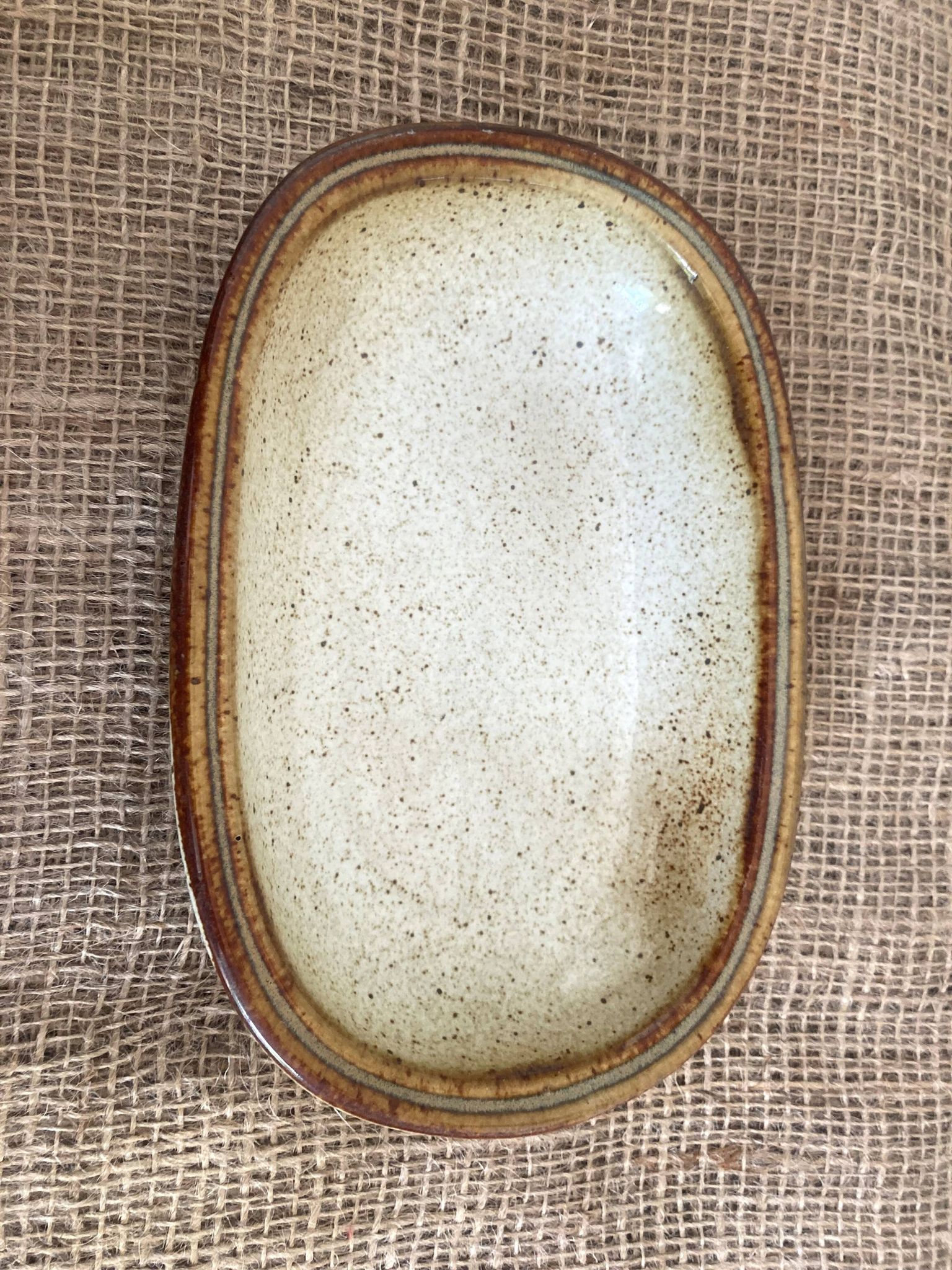 Lot de 3 plats vintage en grès émaillés Jean Austruy