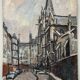 Maurice Fongueuse – Oil on panel – Saint-Séverin Church Paris