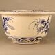 Blue earthenware pot cover