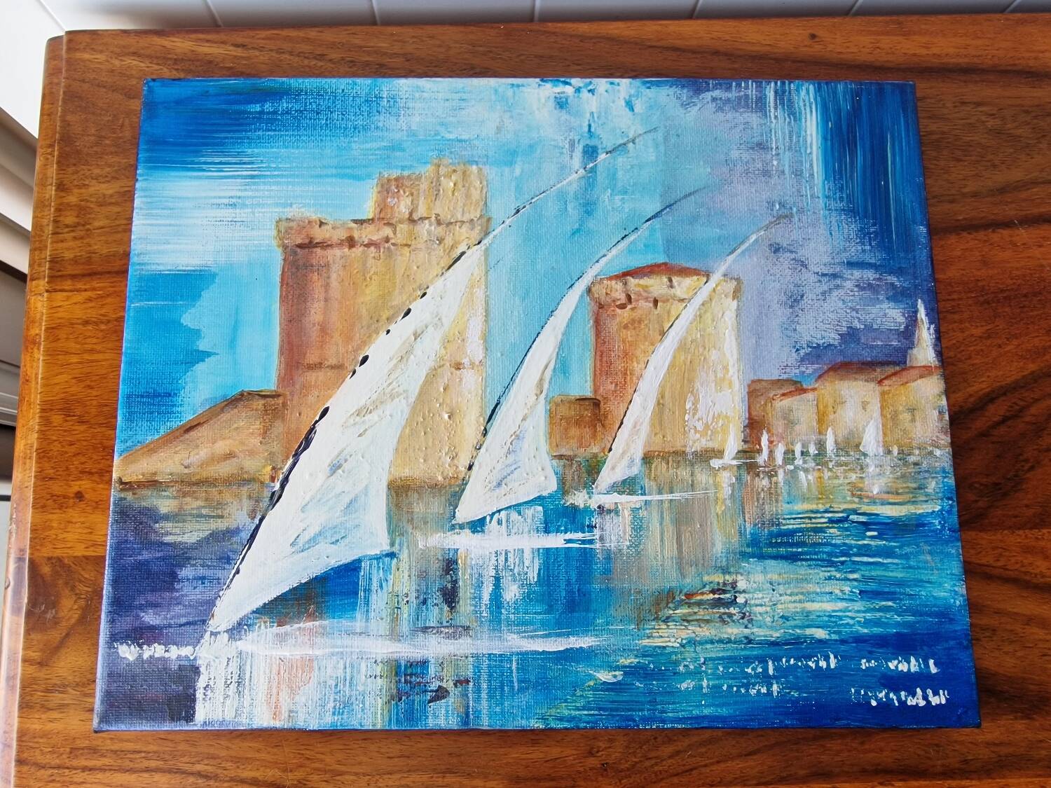 Seascape painting La Rochelle