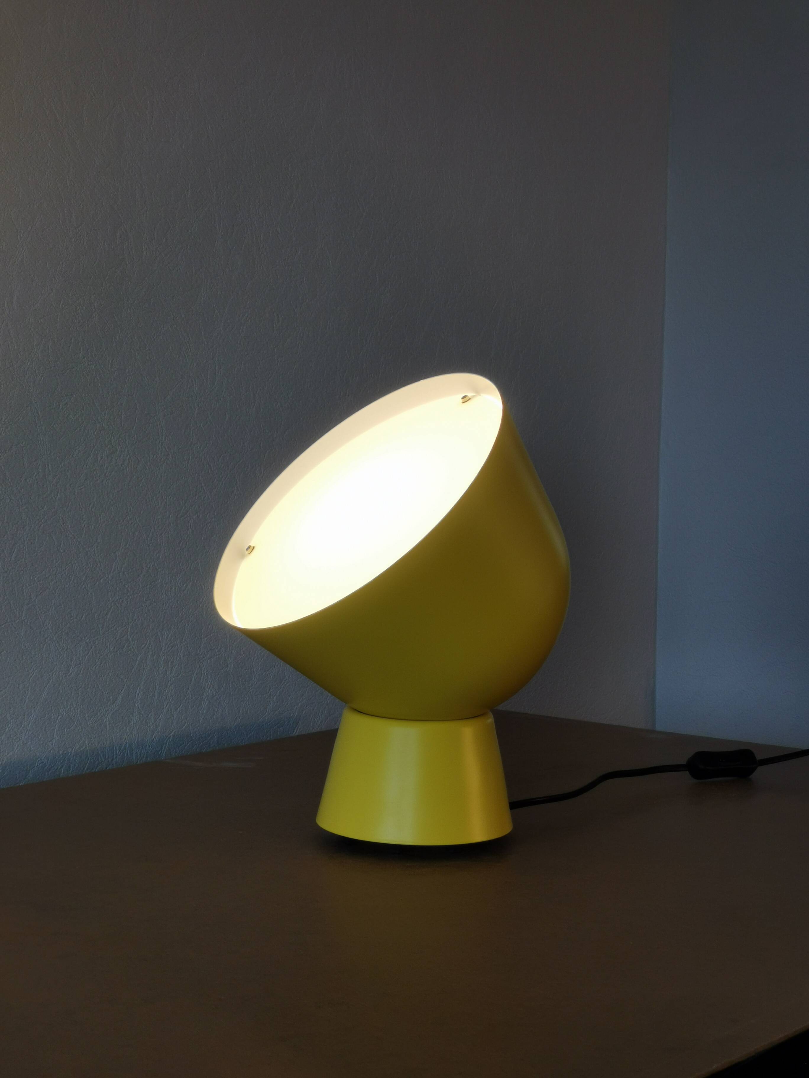 Ola Wihlborg yellow Scandinavian lamp or wall light for Ikea, 2017.