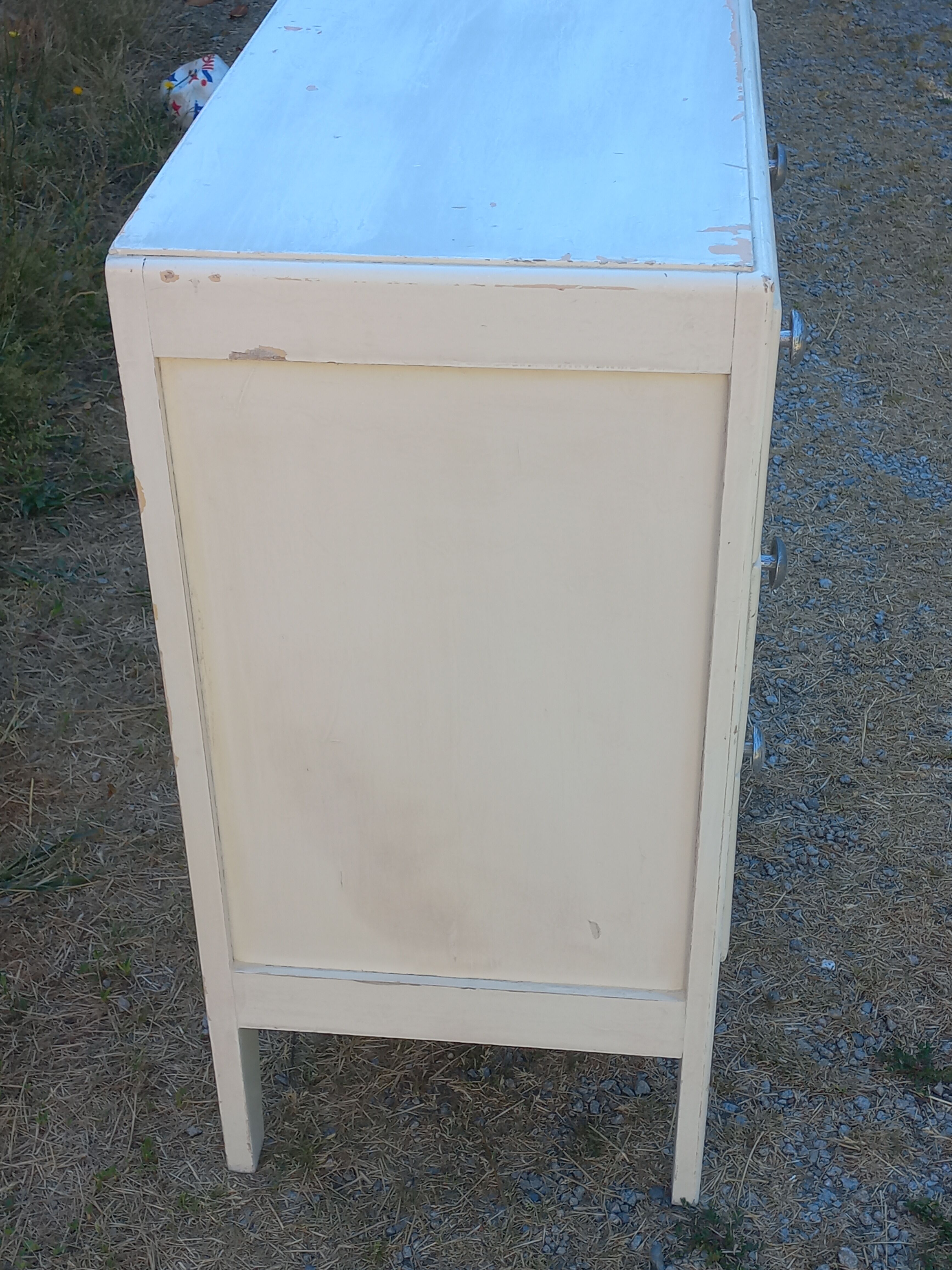 Commode vintage 3 tiroirs des années 50