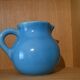 Blue bowl pitcher