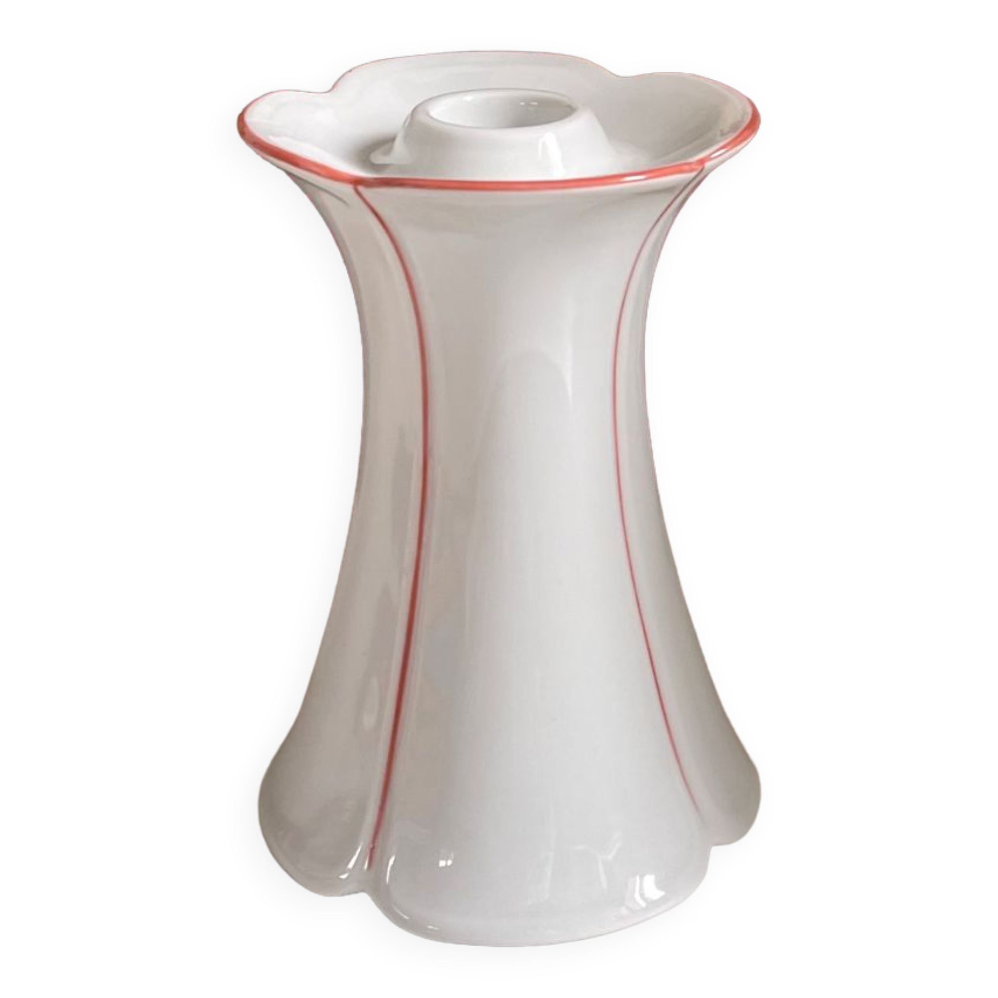 Porcelain candle holder