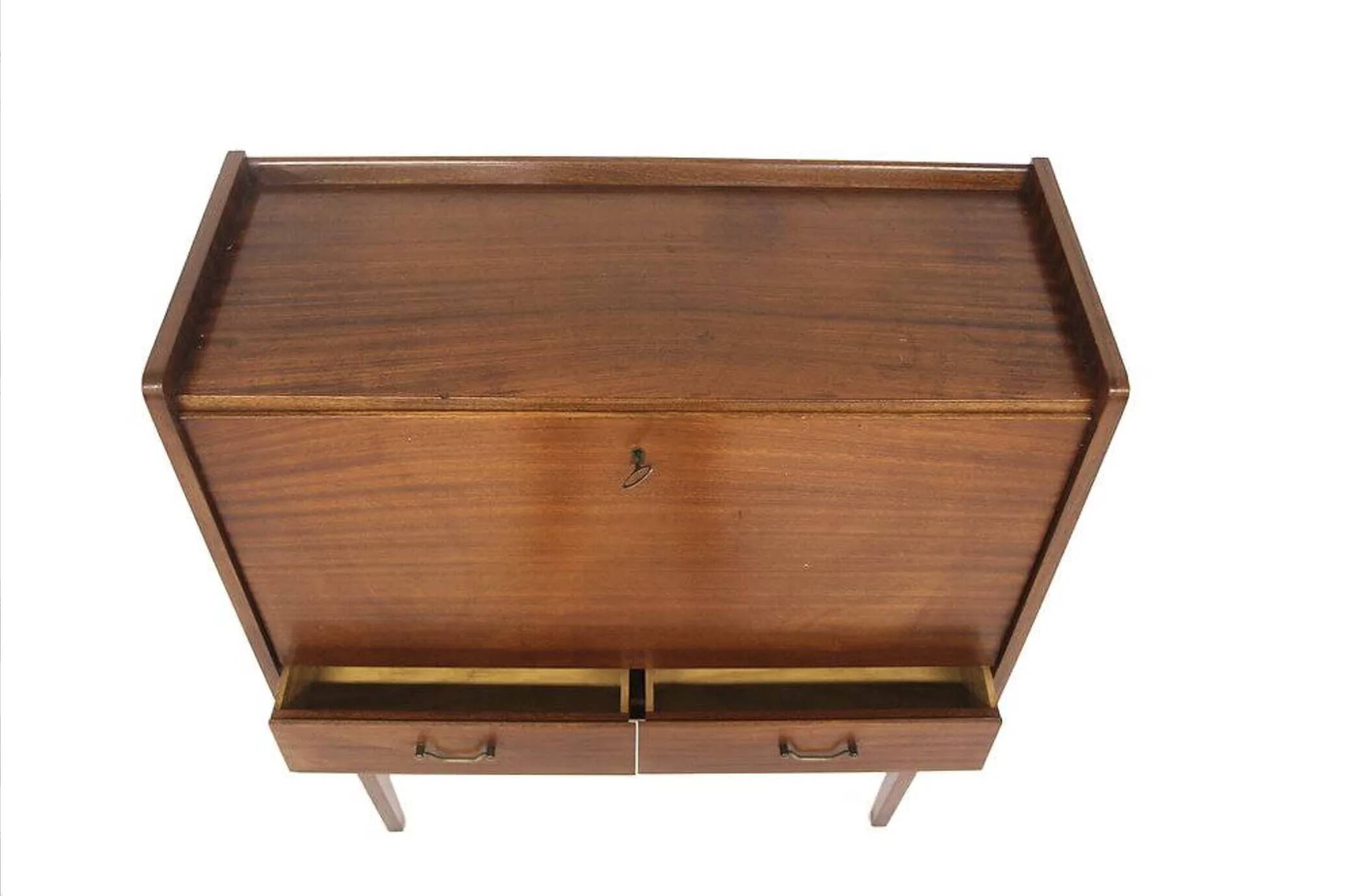 Secrétaire scandinave en acajou, Suède, 1950