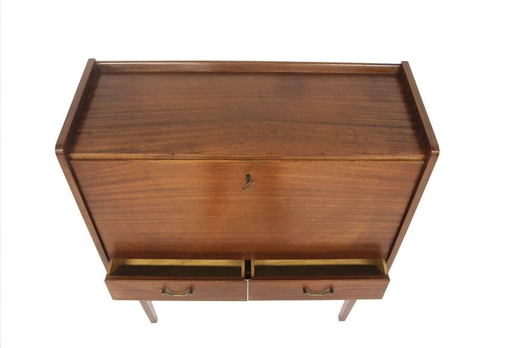 Secrétaire scandinave en acajou, Suède, 1950