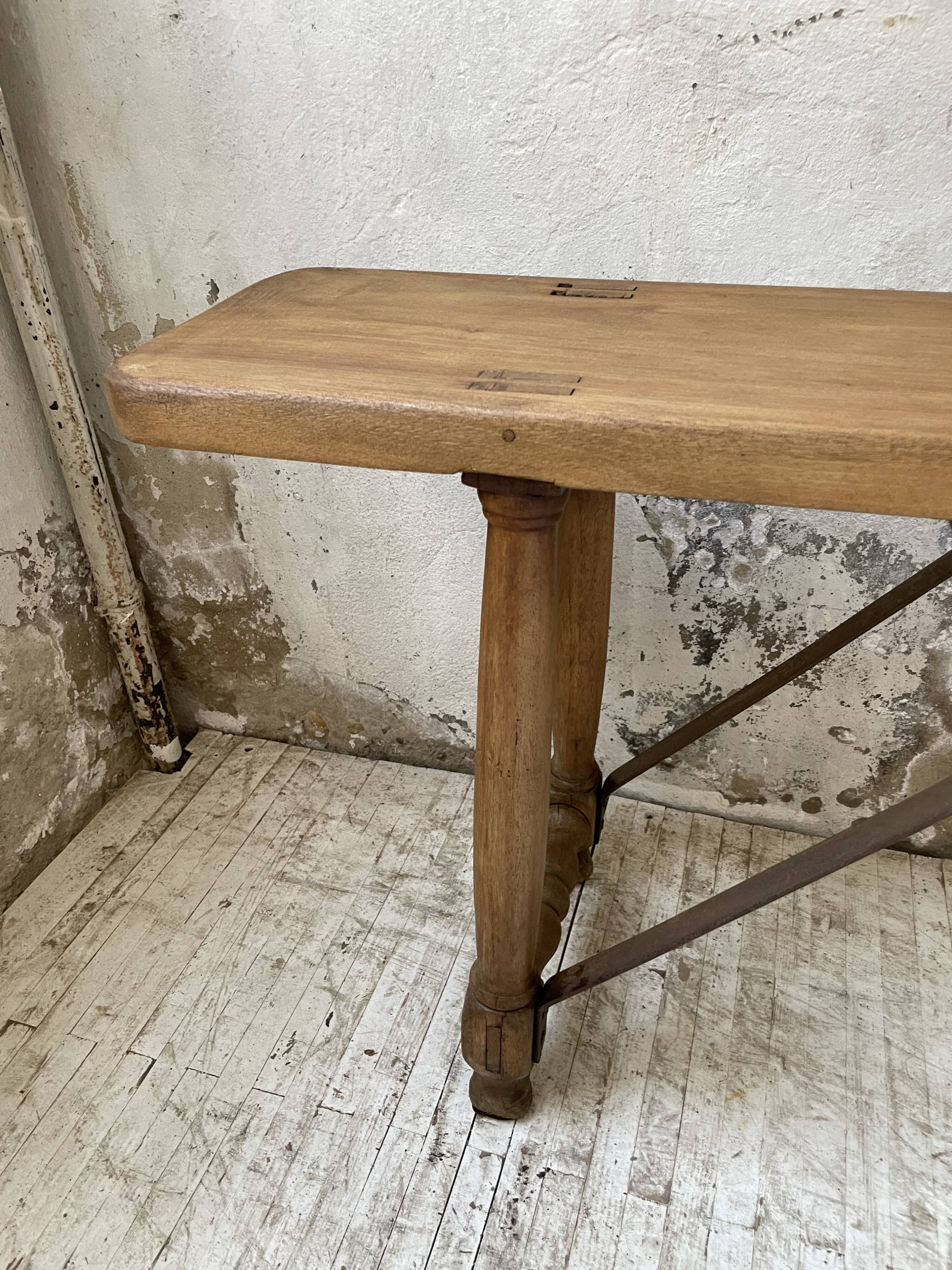 Banc chêne XXL XIXème 280cm