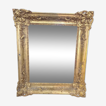 Miroir époque restauration  47 x 54cm