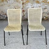 Pair of vintage garden chairs by Fantasia, circa 1950s