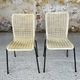 Pair of vintage garden chairs by Fantasia, circa 1950s
