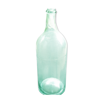 Three litre blown glass bottle