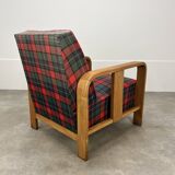 Art Deco wooden armchair from the 1930s