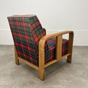 Fauteuil art déco bois années 30