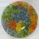Ceramic-look glass dish