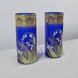 Paire de Vases Legras « Les Muguets », Art Nouveau – Fin XIXe