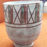 Vallauris ceramic vase signed Jean Rivier