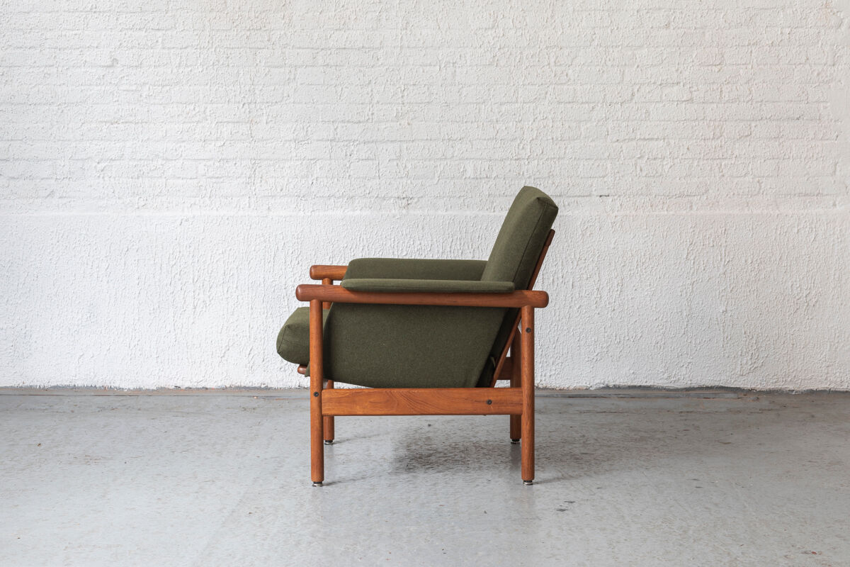 Wiki lounge chair by Illum Wikkelso, Denmark, 1960's