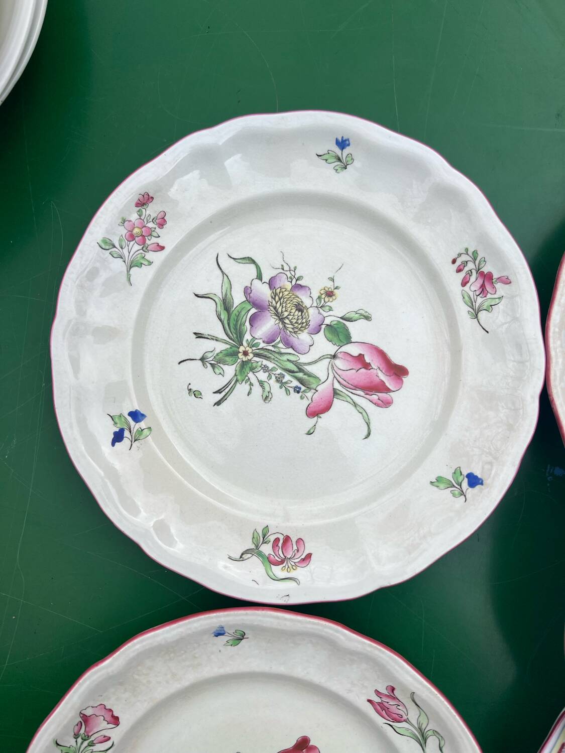 Lunville - 6 assiettes à dessert