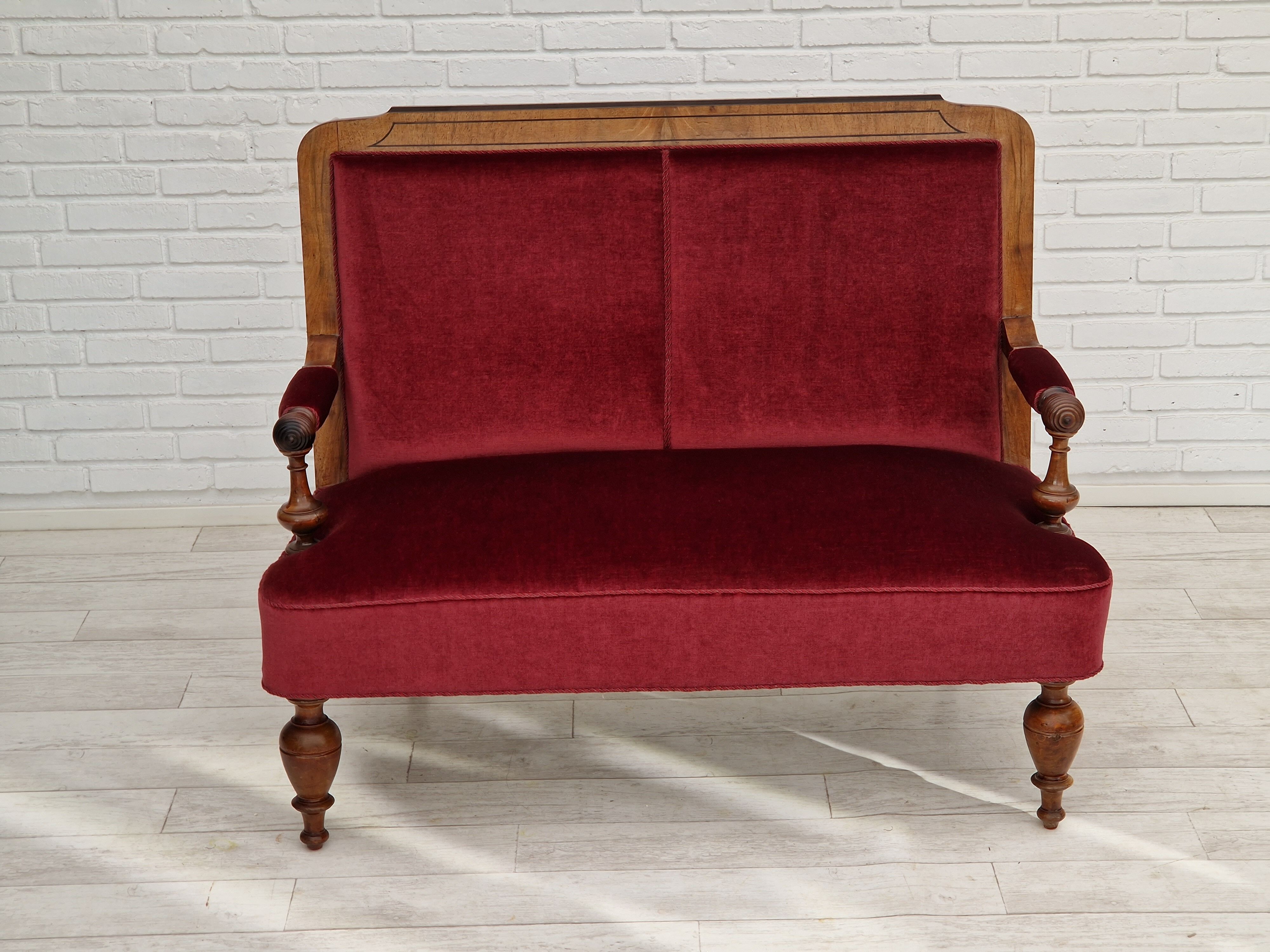 Canapé 2 places vintage danois