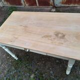 White farmhouse table
