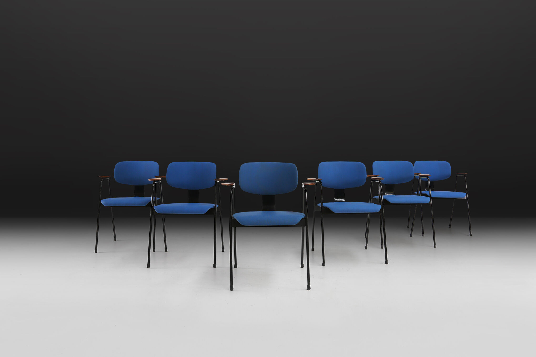 6 chairs by Willy Van der Meeren 1950's