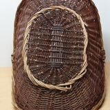 Wicker log basket