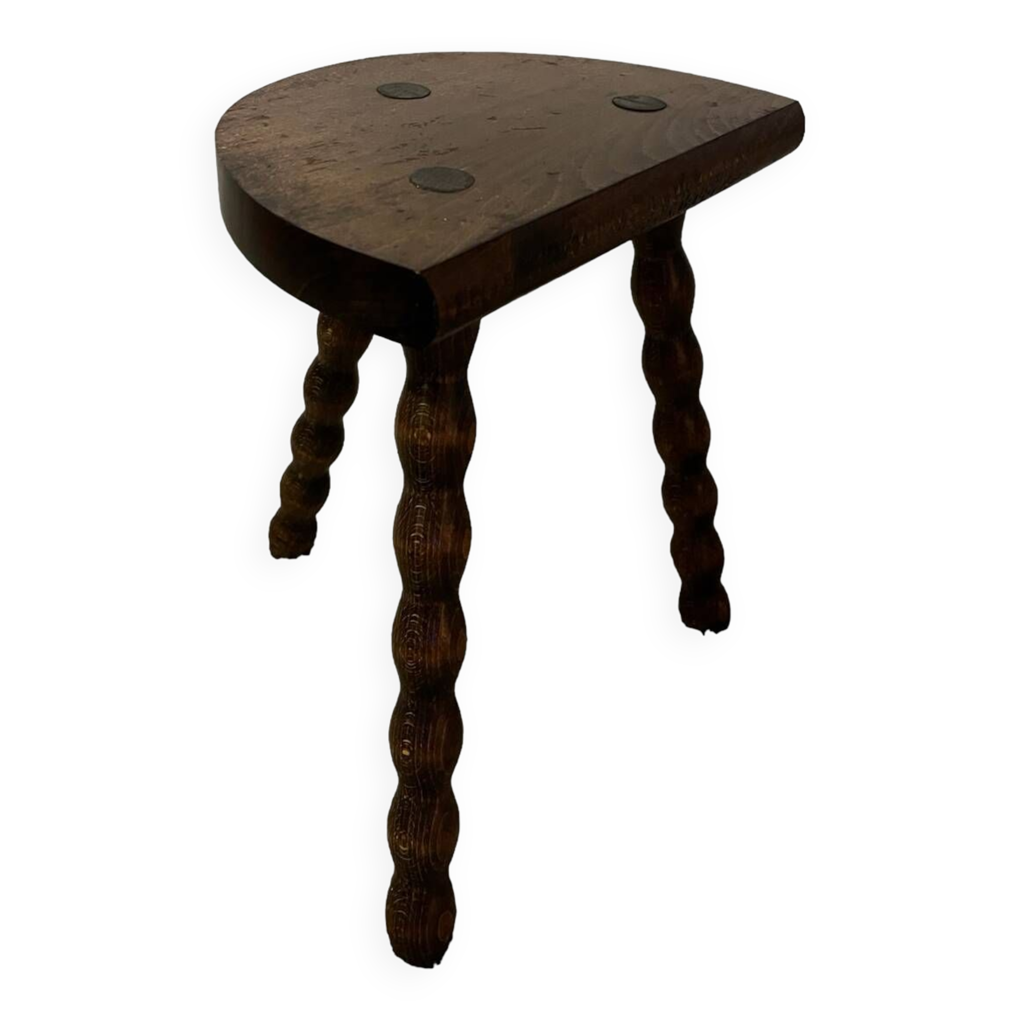 Tabouret tripode bois