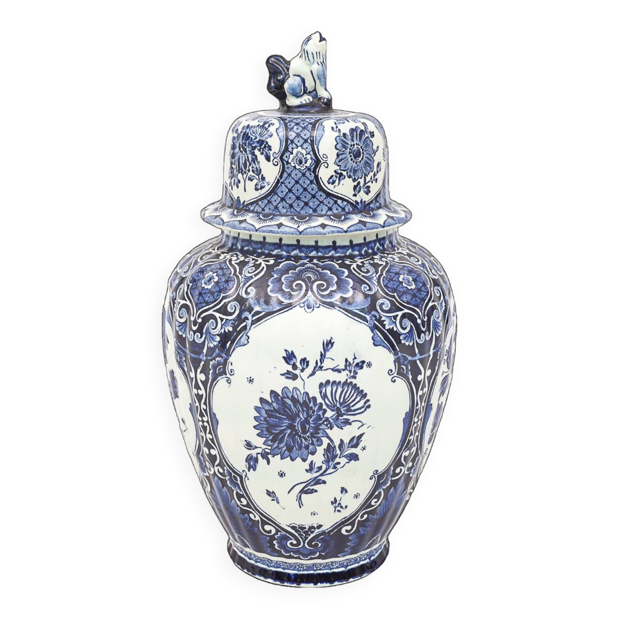 Delft earthenware vase
